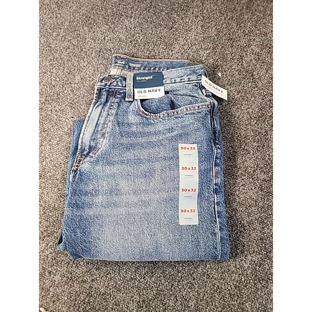 NWT Old Navy Men 30 x 32 Jeans Straight  Wash Denim Pants